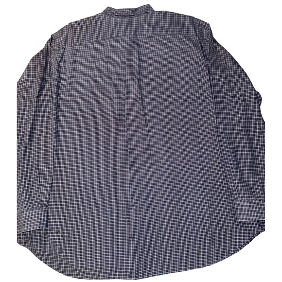 Ralph Lauren Men's Classic Fit Navy White‎ Brown Button Down Shirt 2XB Big - Picture 3 of 7